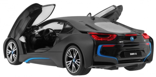 BMW i8 černé RASTAR 1:14 auto na dálkové ovládání + 2,4 GHz dálkové ovládání