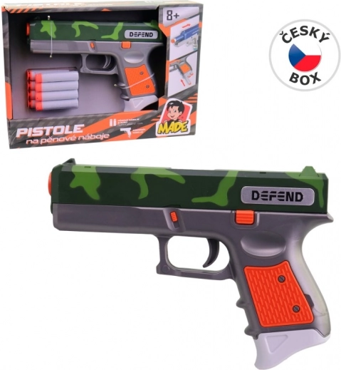 Pistole s pěnovými náboji pro děti