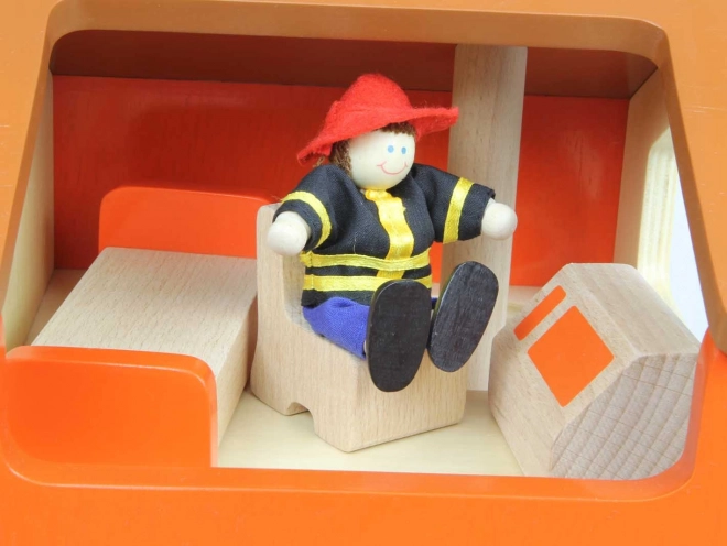 Dřevěná mini hasičská stanice Masterkidz