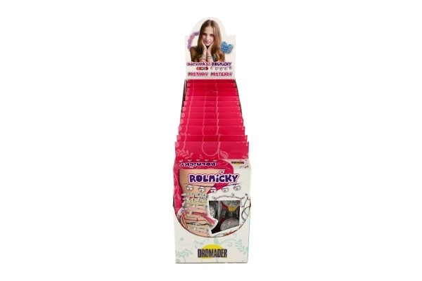 Rolničky kreativní sada plast v krabičce 12x21x3,5cm 12ks v boxu