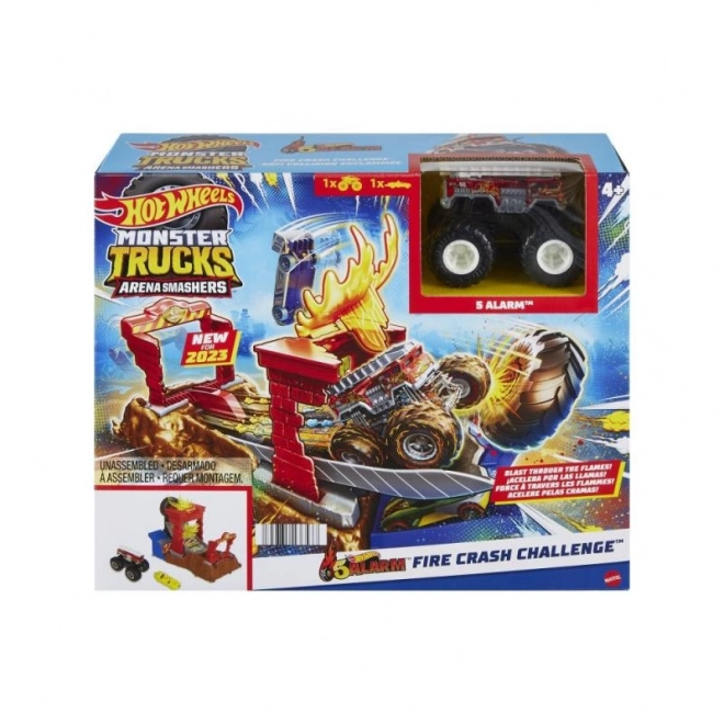 Hot Wheels Monster trucks aréna - závodní výzva herní set HNB87 – HW Tiger Shark
