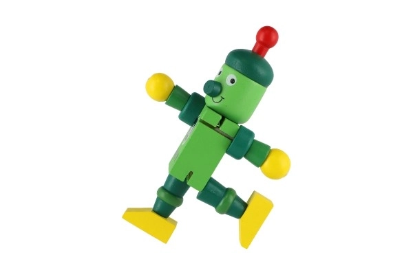 Robot dřevo 12cm od 18 měsíců - 1 kus