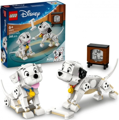 LEGO® │ Disney 43271 Štěňátka Štístko a Penny z filmu 101 dalmatinů