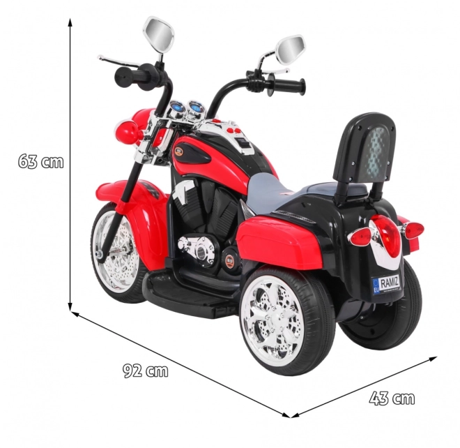 Chopper NightBike – Červený