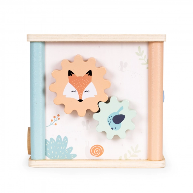 Dřevěné vzdělávací kostky Ecotoys