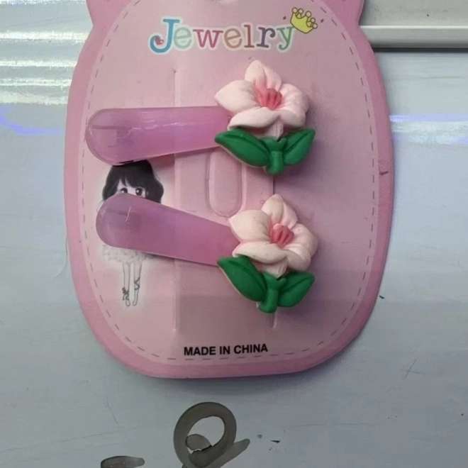Sponky do vlasů Růžové květiny sada