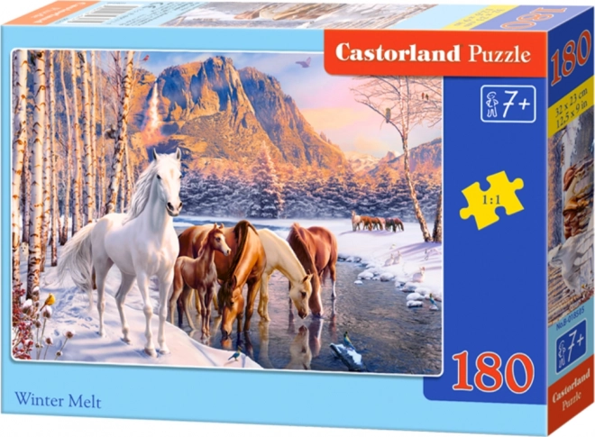 Puzzle zimní tání 180 dílků