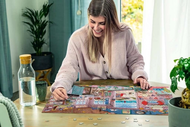 Puzzle Ravensburger Moje plážová chata My Haven No7 1000 dílků