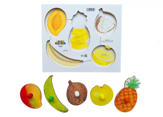 Just Jigsaws Loupeme a Krájíme Plodiny 3 - Dřevěné Puzzle