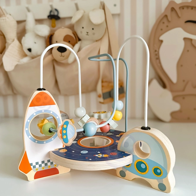 Dřevěná raketová smyčka od Tooky Toy