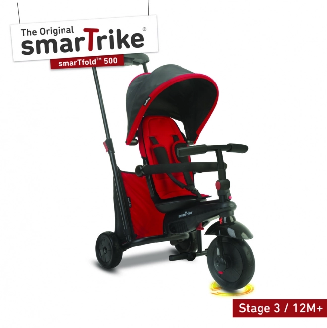 Tříkolka Smart Trike 7 v 1 Smartfold 500 červená