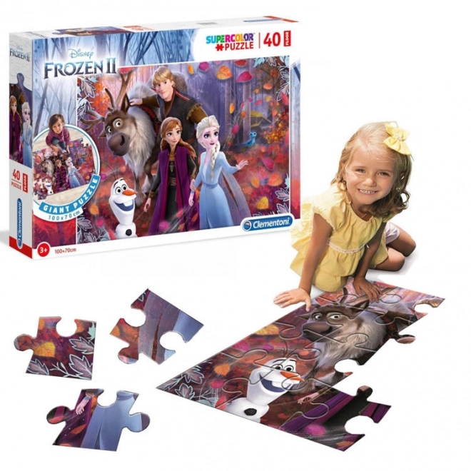 Podlahové puzzle Kraina Ledu 2 Clementoni 40 dílků