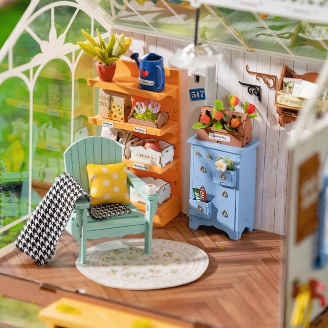 3D dřevěné puzzle Vysněný zahradní dům