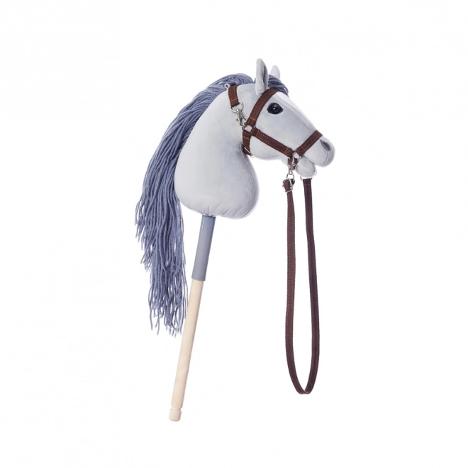 Hobby kůň na tyči Hoppihorse šedý