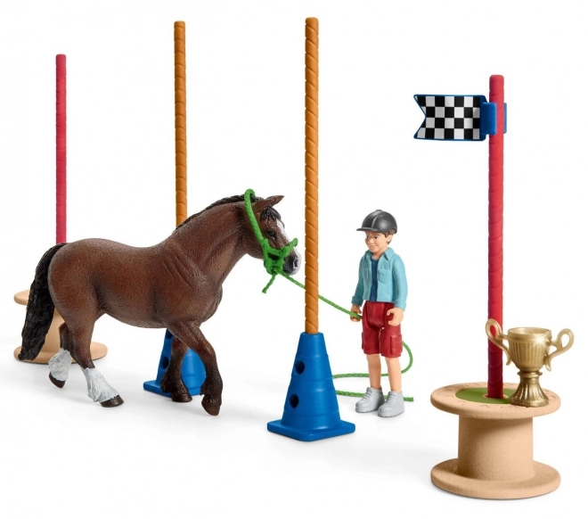 Schleich Farm World Závod v Agility pro Poníky