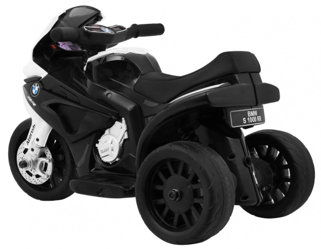 BMW S1000 RR Mini motorka na baterie + 3 kola + zvuky + LED dioda – Černá