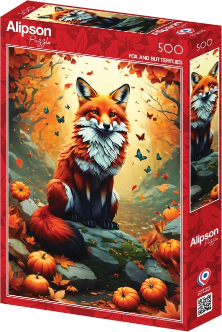 ALIPSON Puzzle Podzimní liška 500 dílků