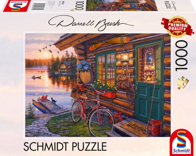 Puzzle Chata u jezera 1000 dílků od Schmidt