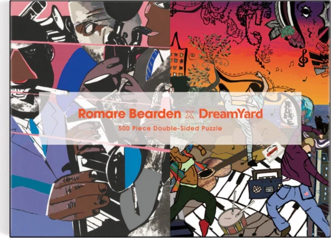 Oboustranné puzzle Romare Bearden x DreamYard 500 dílků