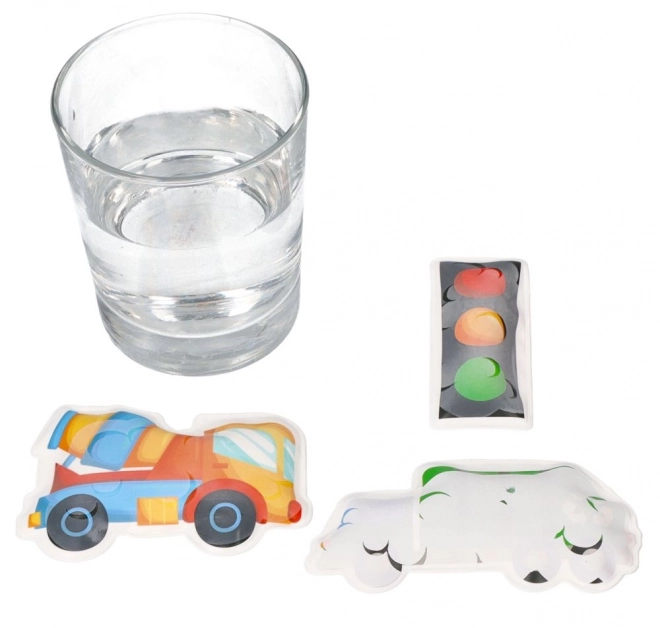 Barevné samolepky do koupele Nákupní automobily