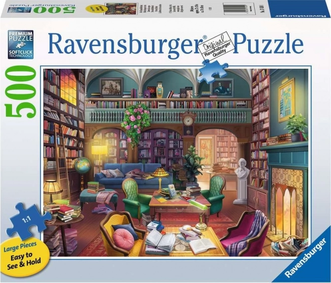 Ravensburger puzzle Vysněná knihovna XXL 500 dílků