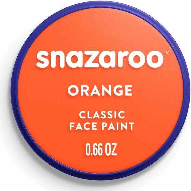 SNAZAROO Barva na obličej Oranžová (Orange) 18ml