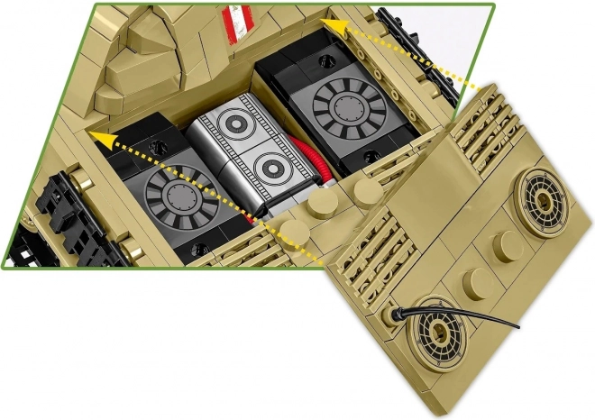 Stavebnice tanku Panther G Pudel od Cobi