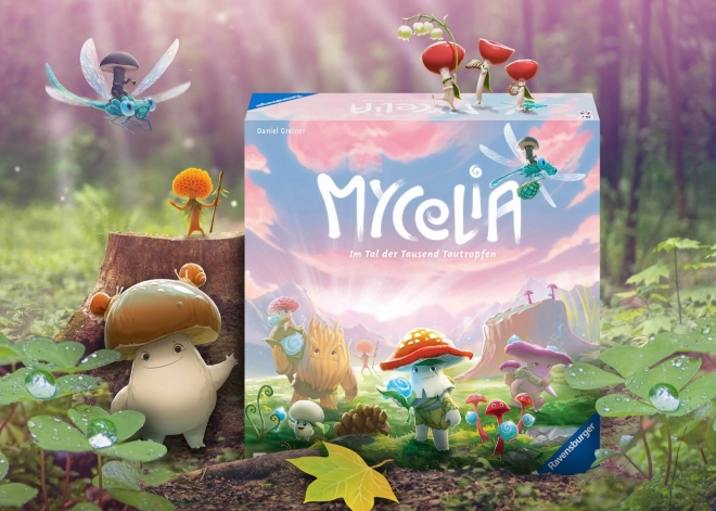 Strategická desková hra Mycelium: Dolina Tisíce Kapek Rosi