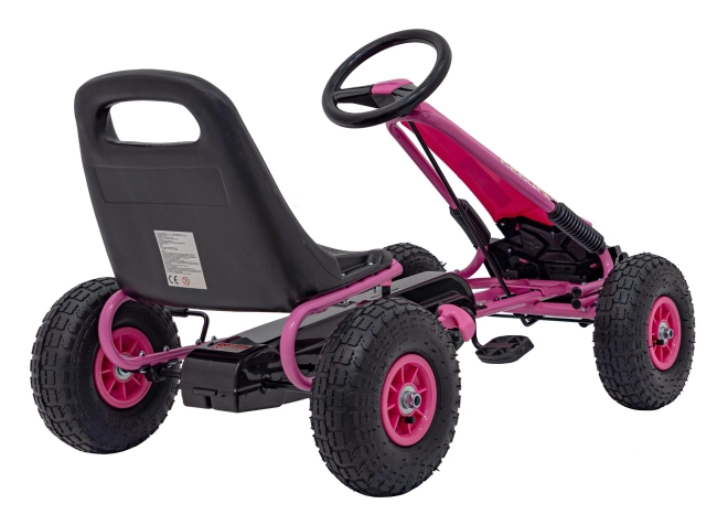 AIR PerHour Pedal Go-Kart – Růžový