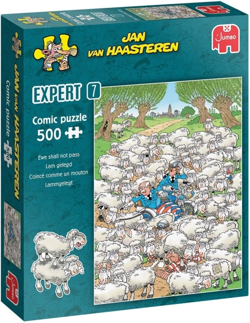 Puzzle JvH Expert 7: Ovečka neprojde, 500 dílků