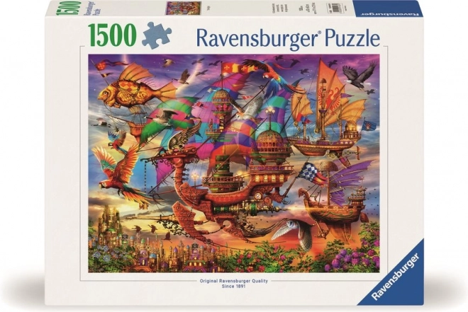 Puzzle Mystická létající loď 1500 dílků