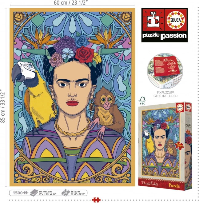 EDUCA Puzzle Frida Kahlo 1500 dílků