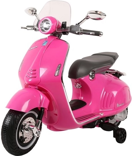Skútr na baterii Vespa GTS 300 růžový