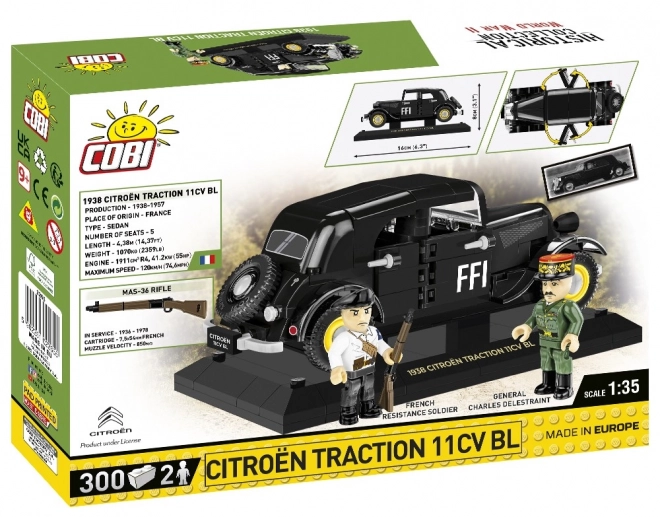 Historická kolekce Citroen Traction 11CVBL Executive Edition polštářky