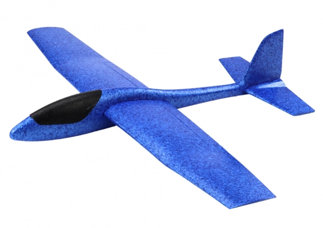 Velký modrý polystyrenový kluzák 68 cm