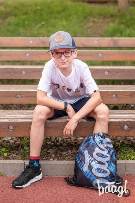 Baagl Sáček na cvičky Skate Struktury