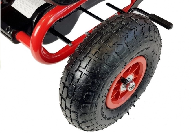 Šlapací motokára červená