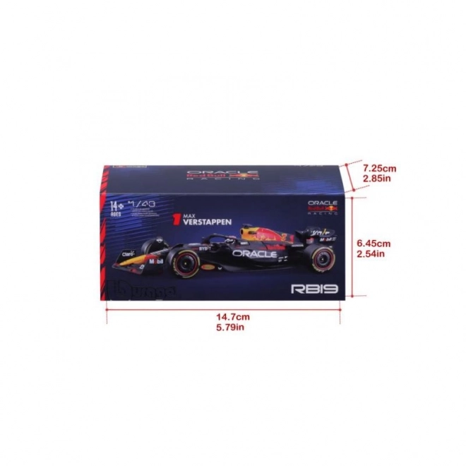Bburago 1:43 RACE Formula F1 - Red Bull Racing RB19 (2023) #1 (Max Verstappen)