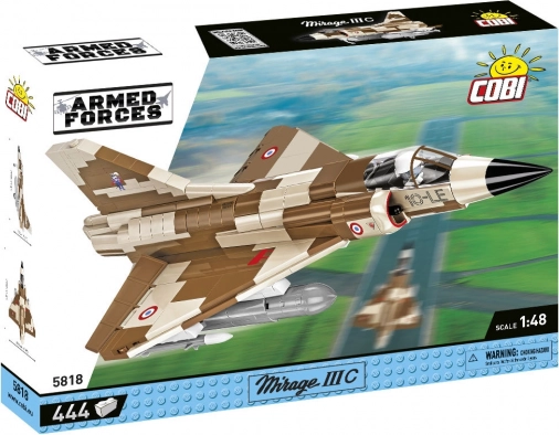Stavebnice COBI Armed Forces – Mirage IIIC 1:48, 444 dílků