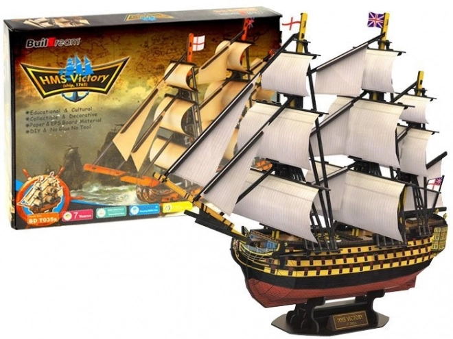 Puzzle 3D loď HMS VICTORY námořní loď ZA1785