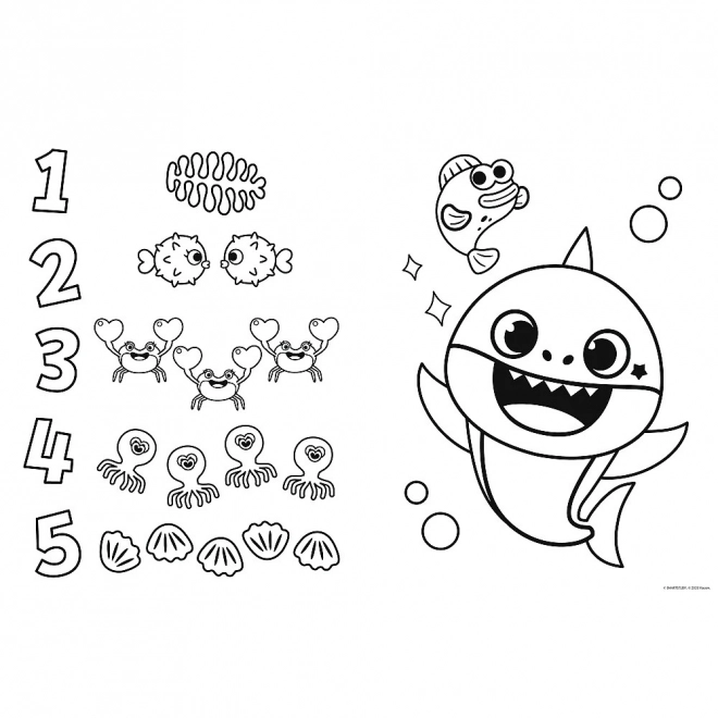 Obří puzzle Baby Shark pro malé děti
