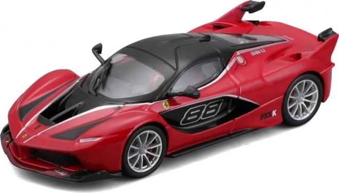 Kovový model Bburago Ferrari FXX K červený