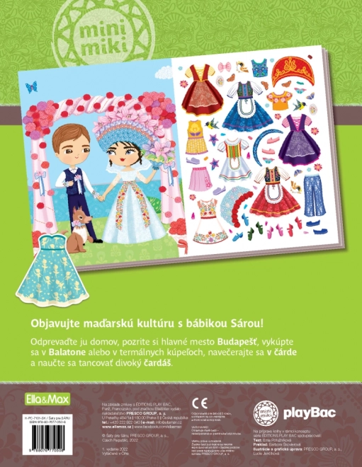 Šaty pro Sáru - Kniha samolepek