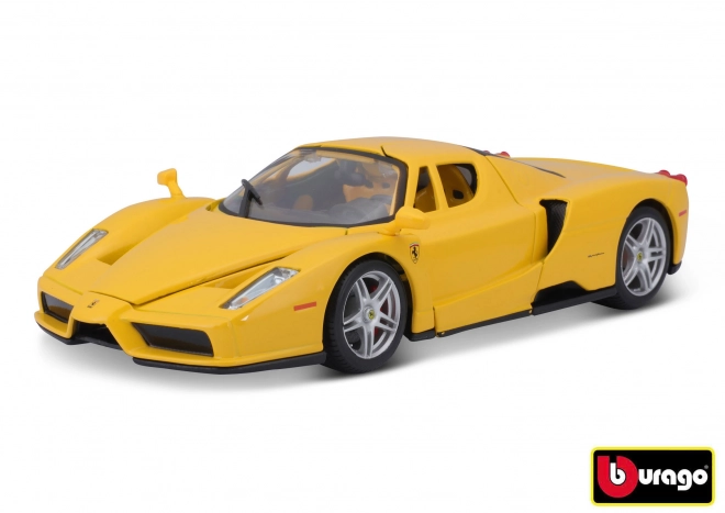 Kovový model Ferrari Enzo ve žluté barvě