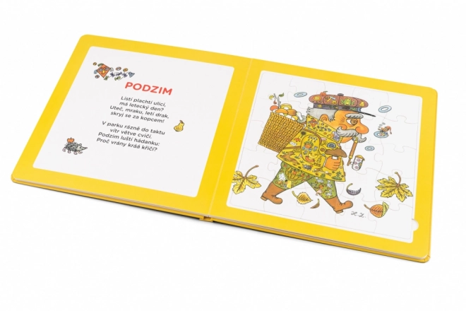 Od jara do zimy – Puzzle, básničky, omalovánky, kvízy