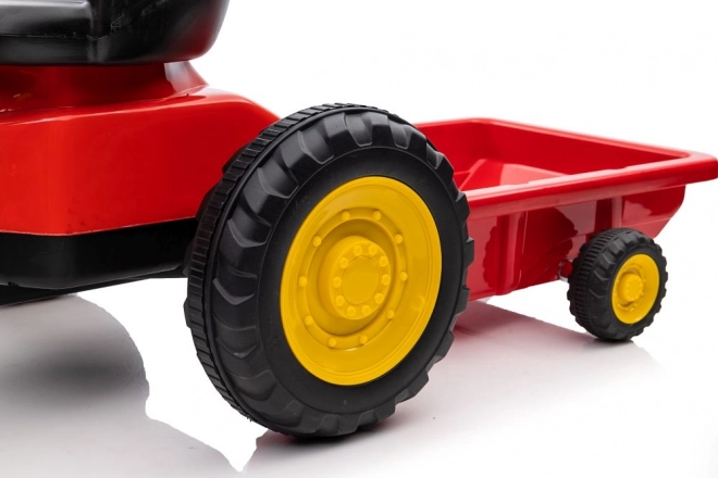 Dětský šlapací traktor červený