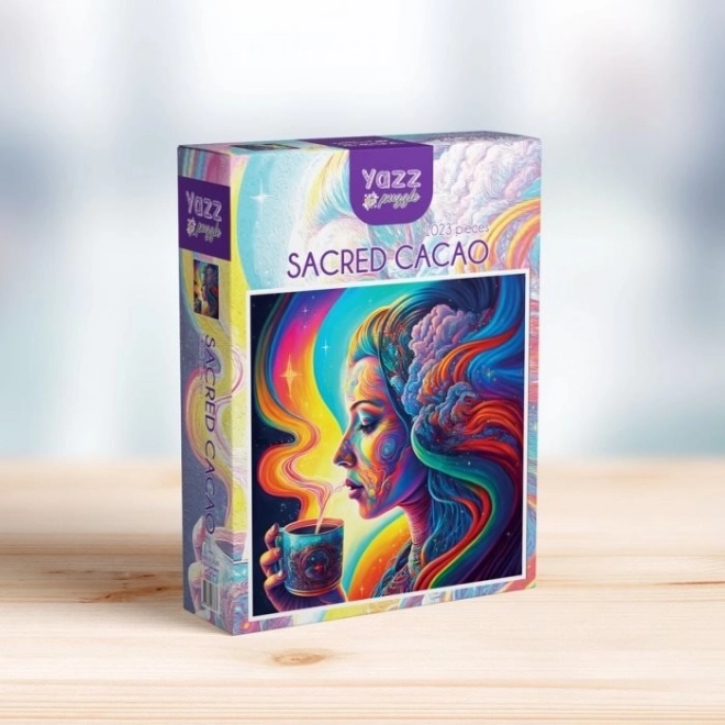 Čtvercové puzzle Posvátné kakao 1023 dílků od Yazz