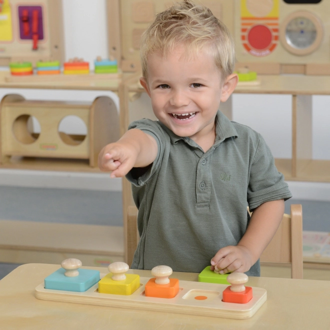 Masterkidz montessori skládačka učení velikostí a barev