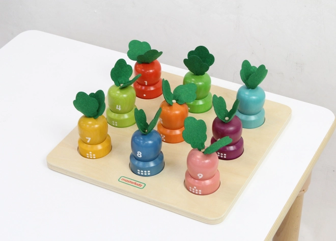 Edukativní tabule Zelenina Montessori