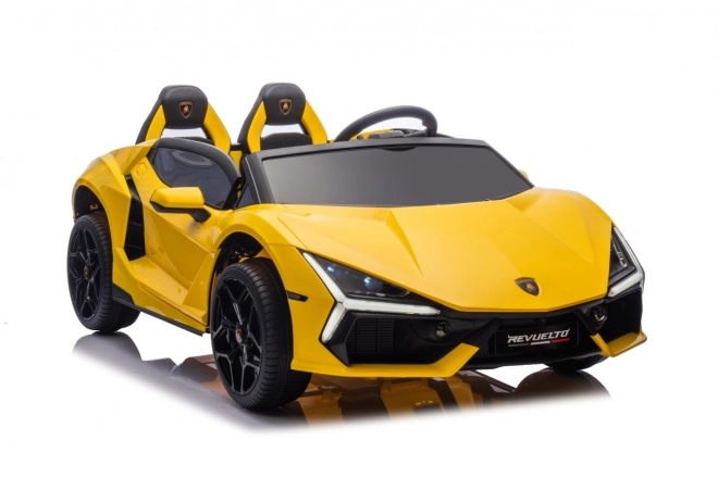 Žluté auto Lamborghini Revuelto XL